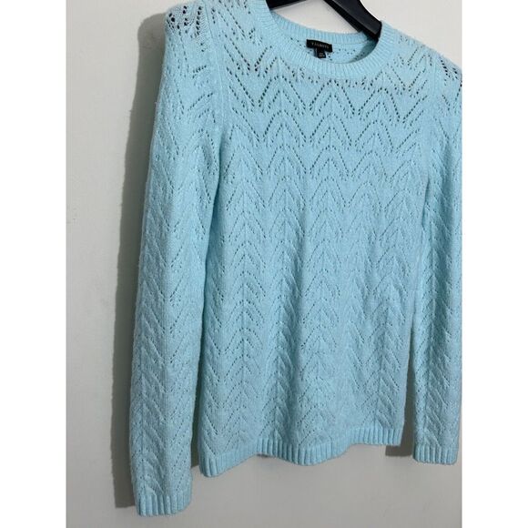 Talbots Women's Sweater Turquoise Blue Soft Pullover Soft Crew Neck Size XS - Picture 6 of 6